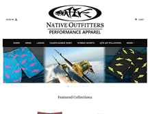 Tablet Screenshot of nativeoutfitters.com